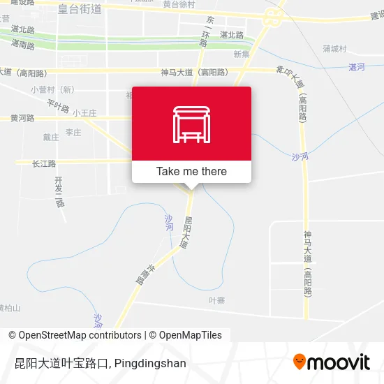 昆阳大道叶宝路口 map