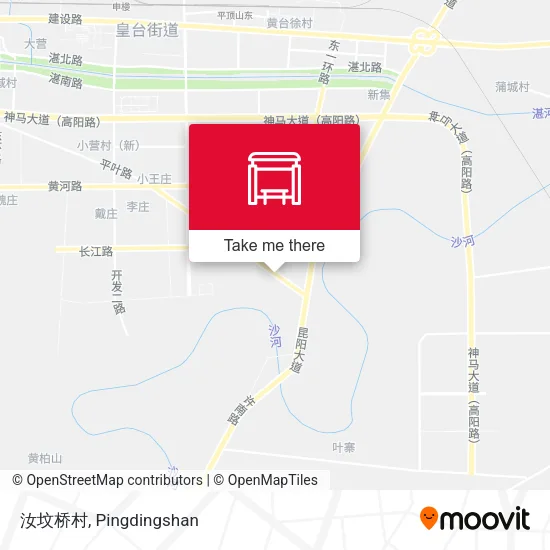 汝坟桥村 map