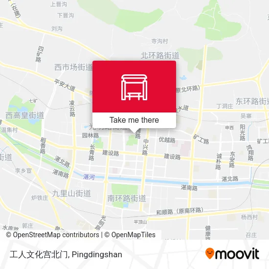 工人文化宫北门 map