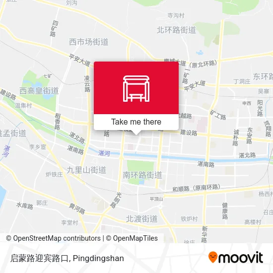 启蒙路迎宾路口 map