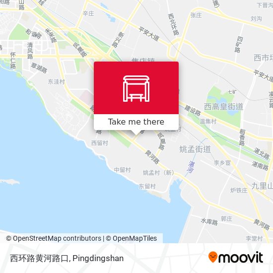 西环路黄河路口 map