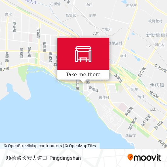 顺德路长安大道口 map