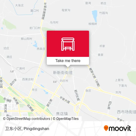 卫东小区 map