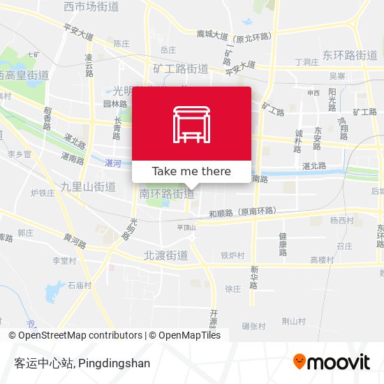客运中心站 map