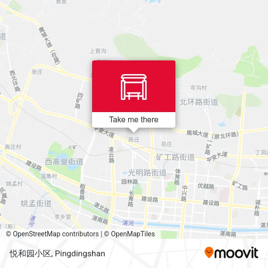 悦和园小区 map
