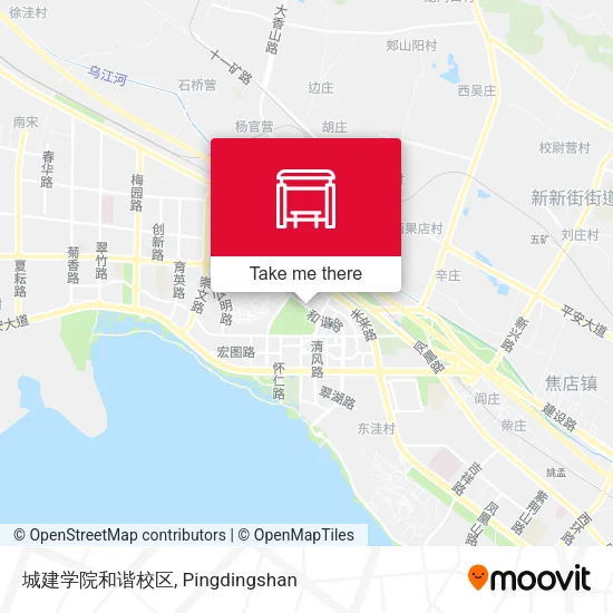 城建学院和谐校区 map