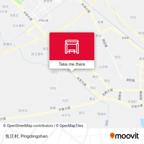 焦庄村 map
