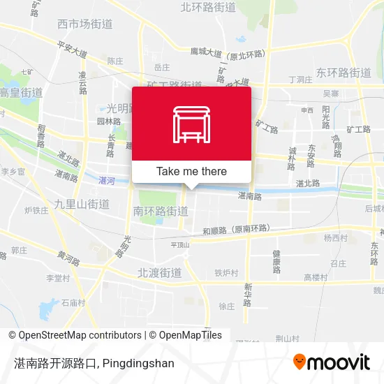 湛南路开源路口 map