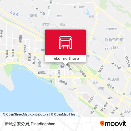 新城公安分局 map