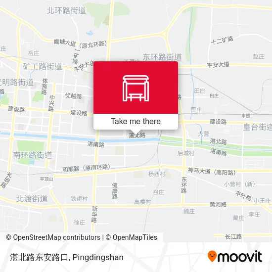湛北路东安路口 map