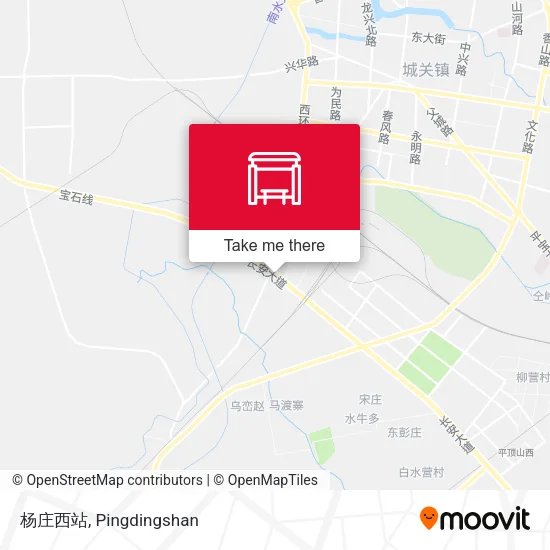 杨庄西站 map