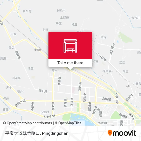 平宝大道翠竹路口 map