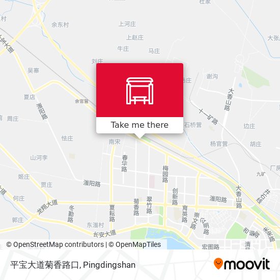 平宝大道菊香路口 map