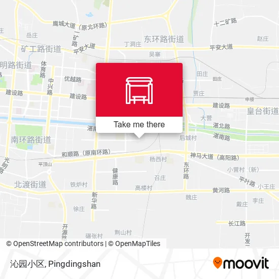 沁园小区 map