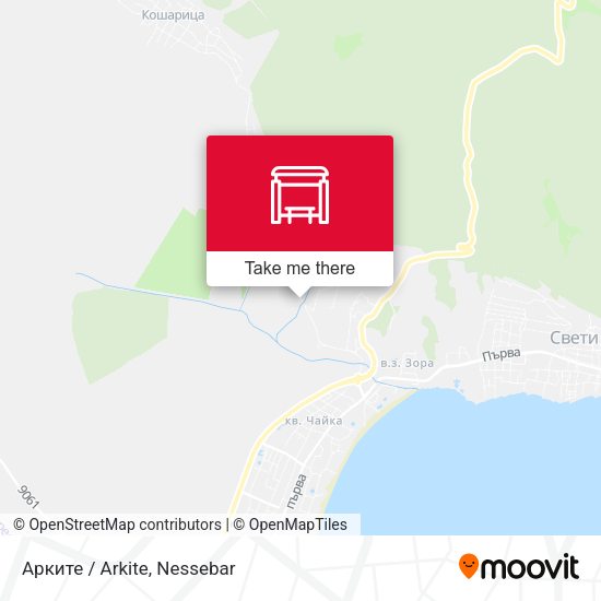 Карта Арките / Arkite