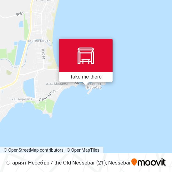 Старият Несебър / the Old Nessebar (21) map
