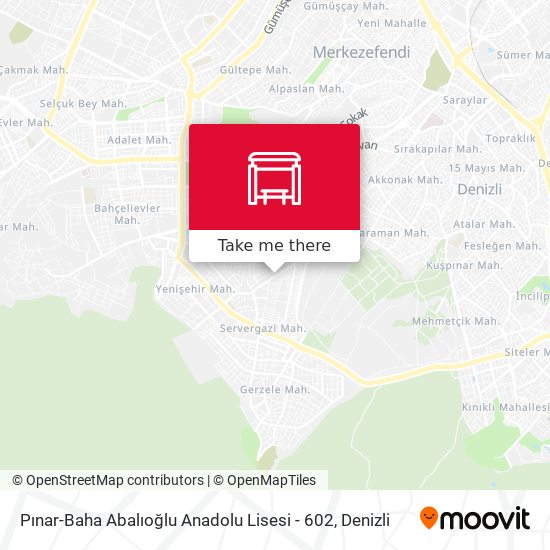 Pınar-Baha Abalıoğlu Anadolu Lisesi - 602 map