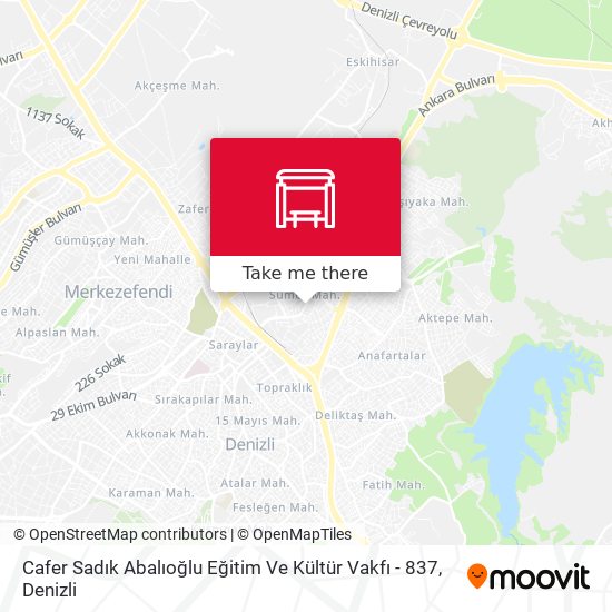 Cafer Sadık Abalıoğlu Eğitim Ve Kültür Vakfı - 837 map