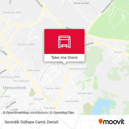 Sevindik Gültepe Camii map