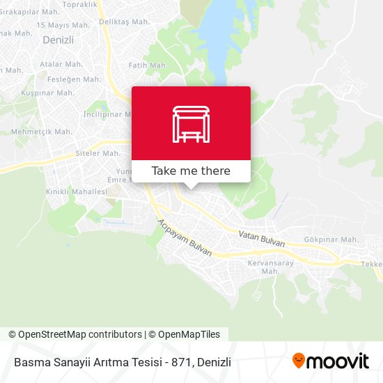 Basma Sanayii Arıtma Tesisi - 871 map