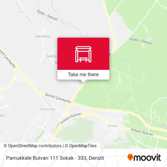 Pamukkale Bulvarı 111 Sokak - 333 map