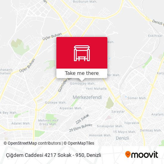 Çiğdem Caddesi 4217 Sokak - 950 map