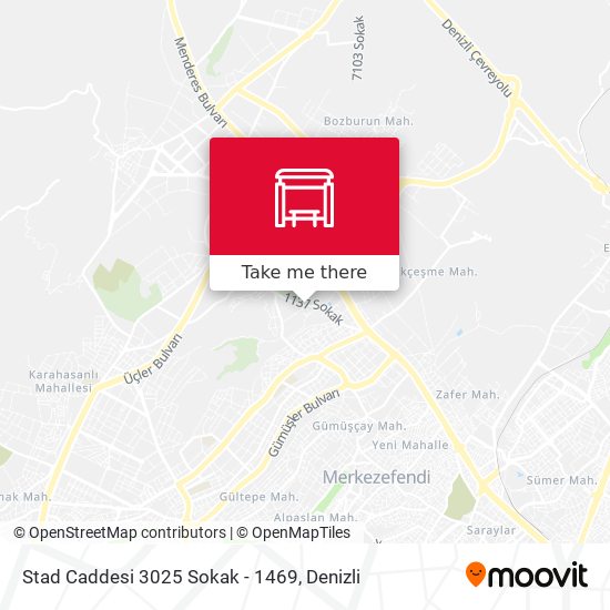 Stad Caddesi 3025 Sokak - 1469 map
