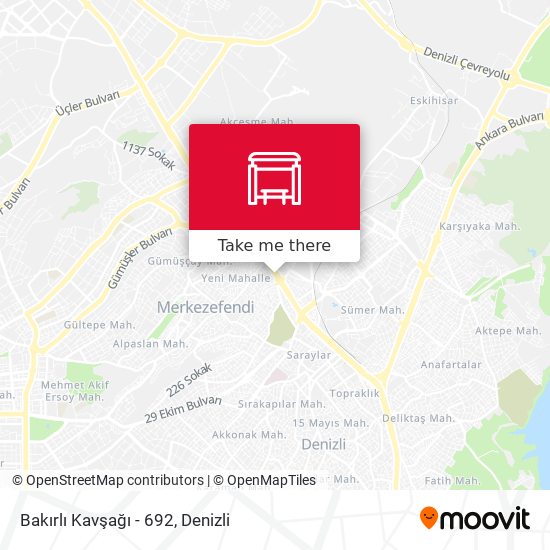 Bakırlı Kavşağı - 692 map