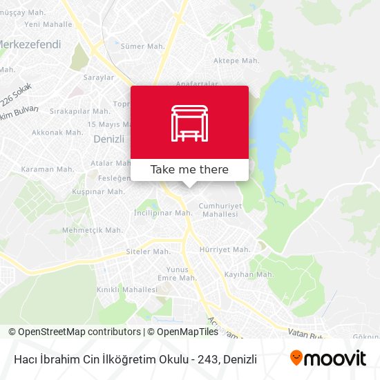 Hacı İbrahim Cin İlköğretim Okulu - 243 map