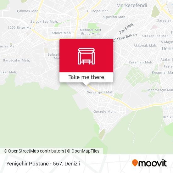 Yenişehir Postane - 567 map