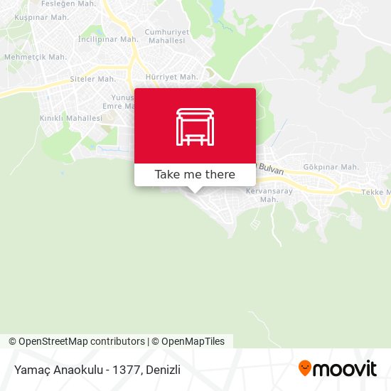 Yamaç Anaokulu - 1377 map