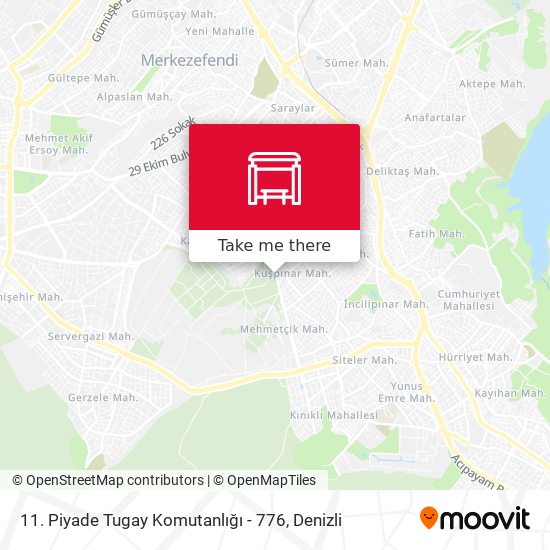 11. Piyade Tugay Komutanlığı - 776 map