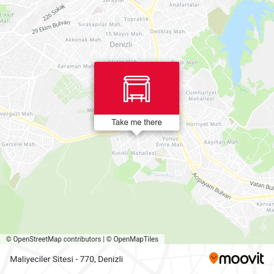 Maliyeciler Sitesi - 770 map