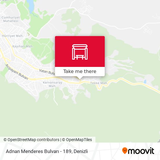 Adnan Menderes Bulvarı - 189 map