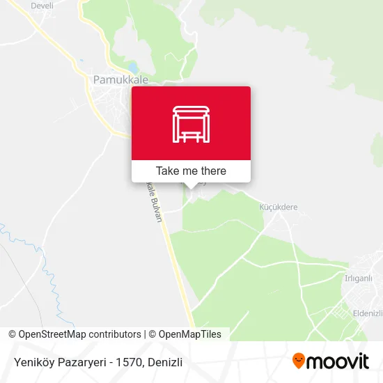 Yeniköy Pazaryeri - 1570 map