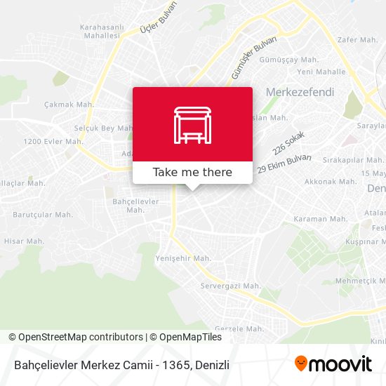Bahçelievler Merkez Camii - 1365 map