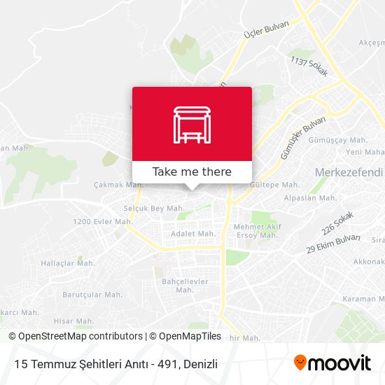 15 Temmuz Şehitleri Anıtı - 491 map