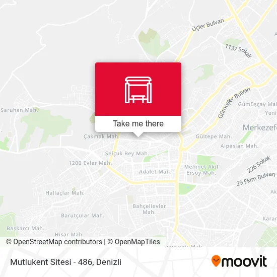 Mutlukent Sitesi - 486 map
