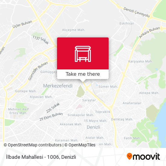 İlbade Mahallesi - 1006 map