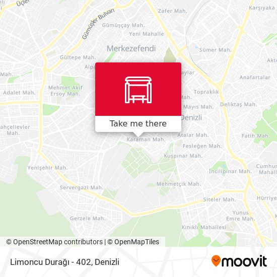 Limoncu Durağı - 402 map