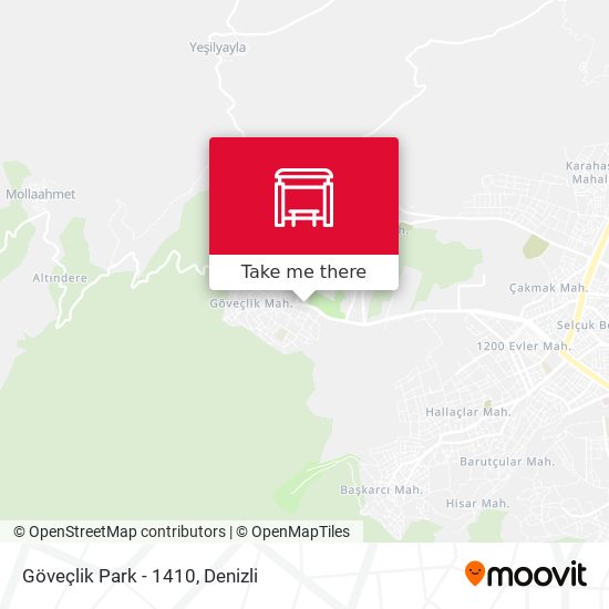 Göveçlik Park - 1410 map