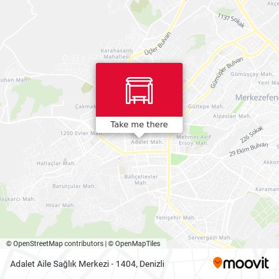 Adalet Aile Sağlık Merkezi - 1404 map