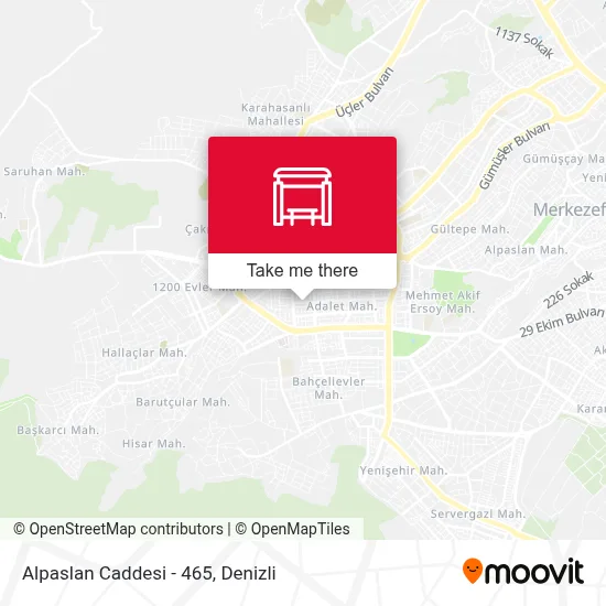 Alpaslan Caddesi - 465 map