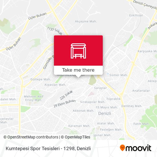 Kumtepesi Spor Tesisleri - 1298 map