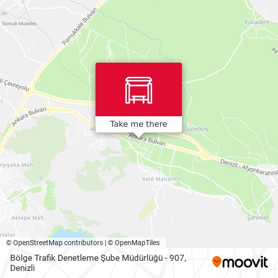 Bölge Trafik Denetleme Şube Müdürlüğü - 907 map
