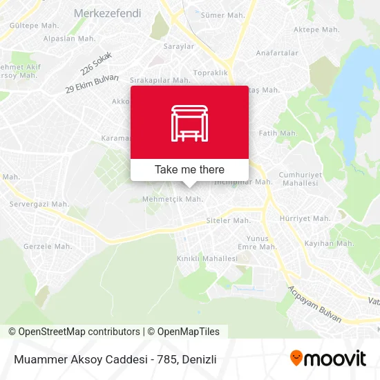 Muammer Aksoy Caddesi - 785 map