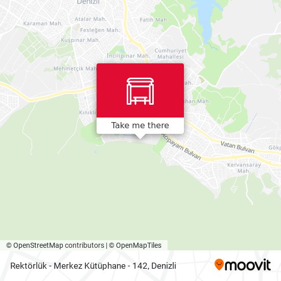 Rektörlük - Merkez Kütüphane - 142 map