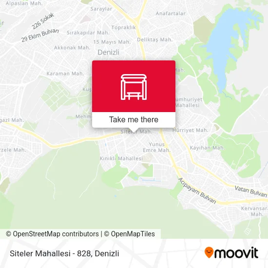 Siteler Mahallesi - 828 map