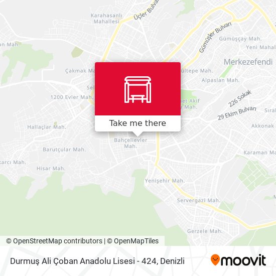 Durmuş Ali Çoban Anadolu Lisesi - 424 map