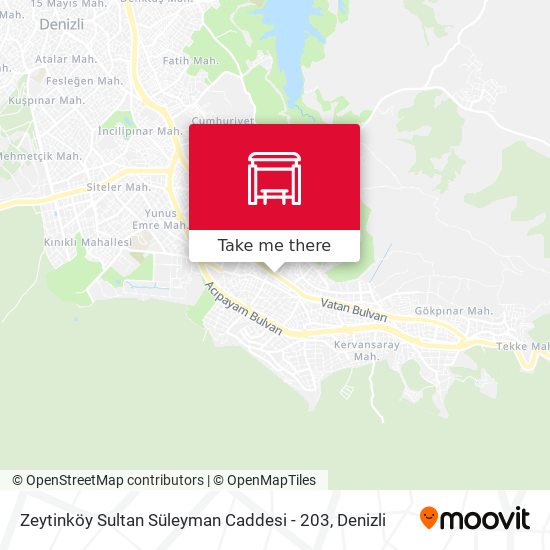 Zeytinköy Sultan Süleyman Caddesi - 203 map